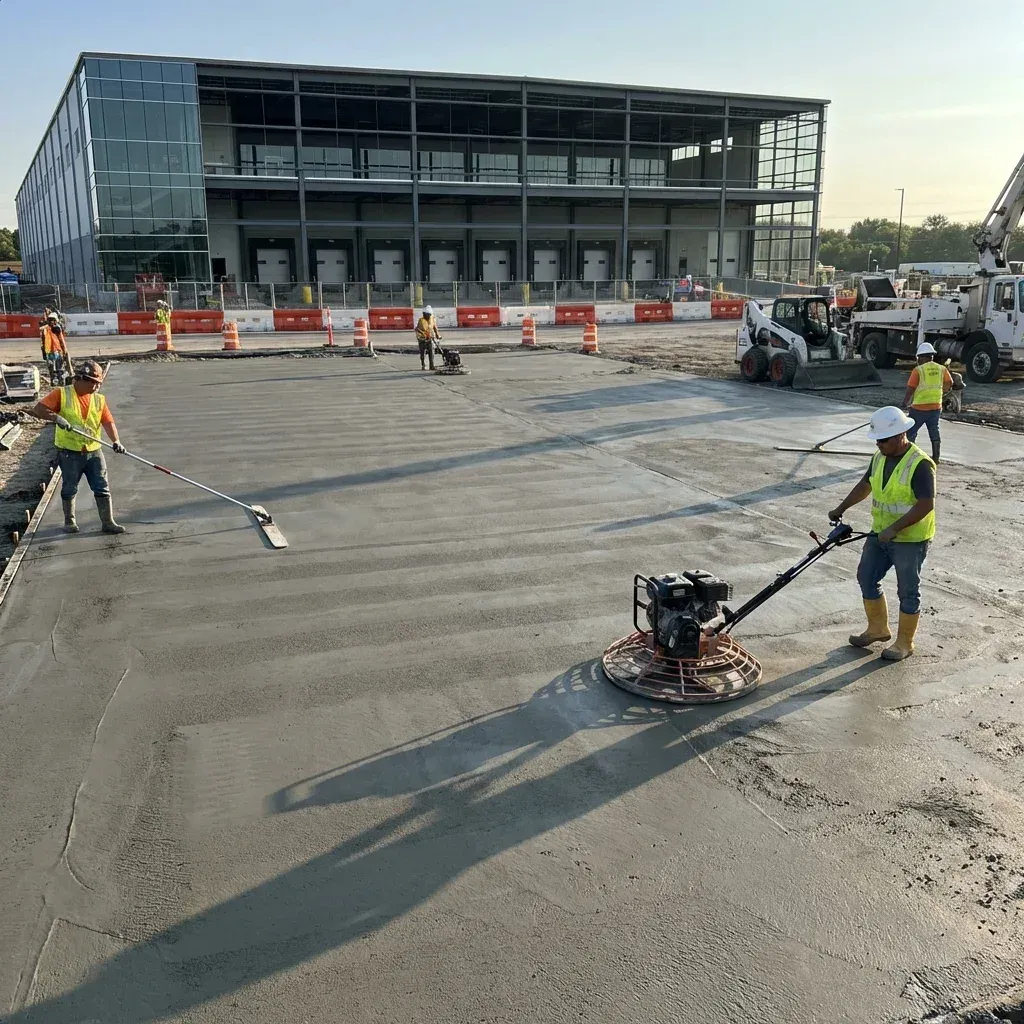 Concrete work in Adelanto