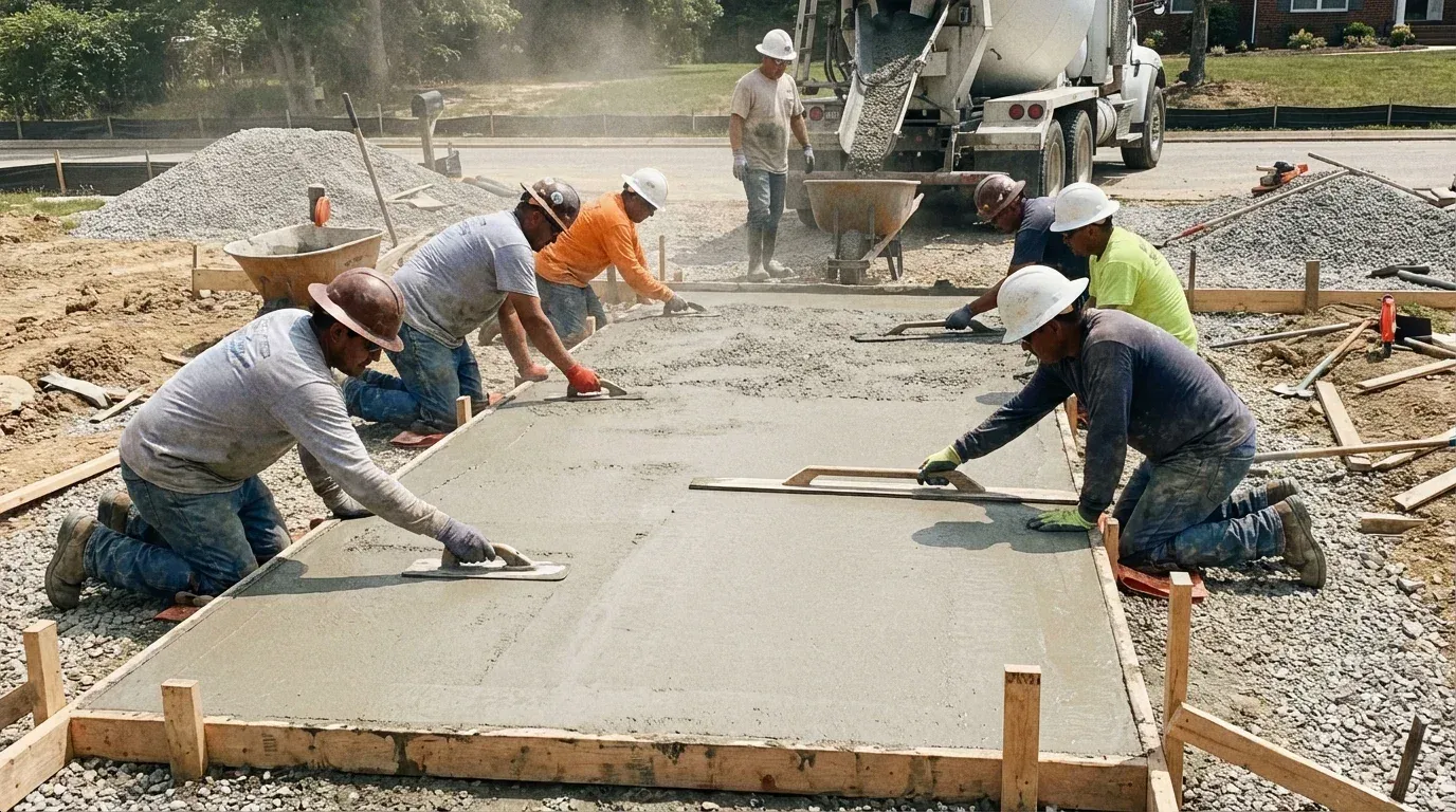 Concrete Driveway Installation