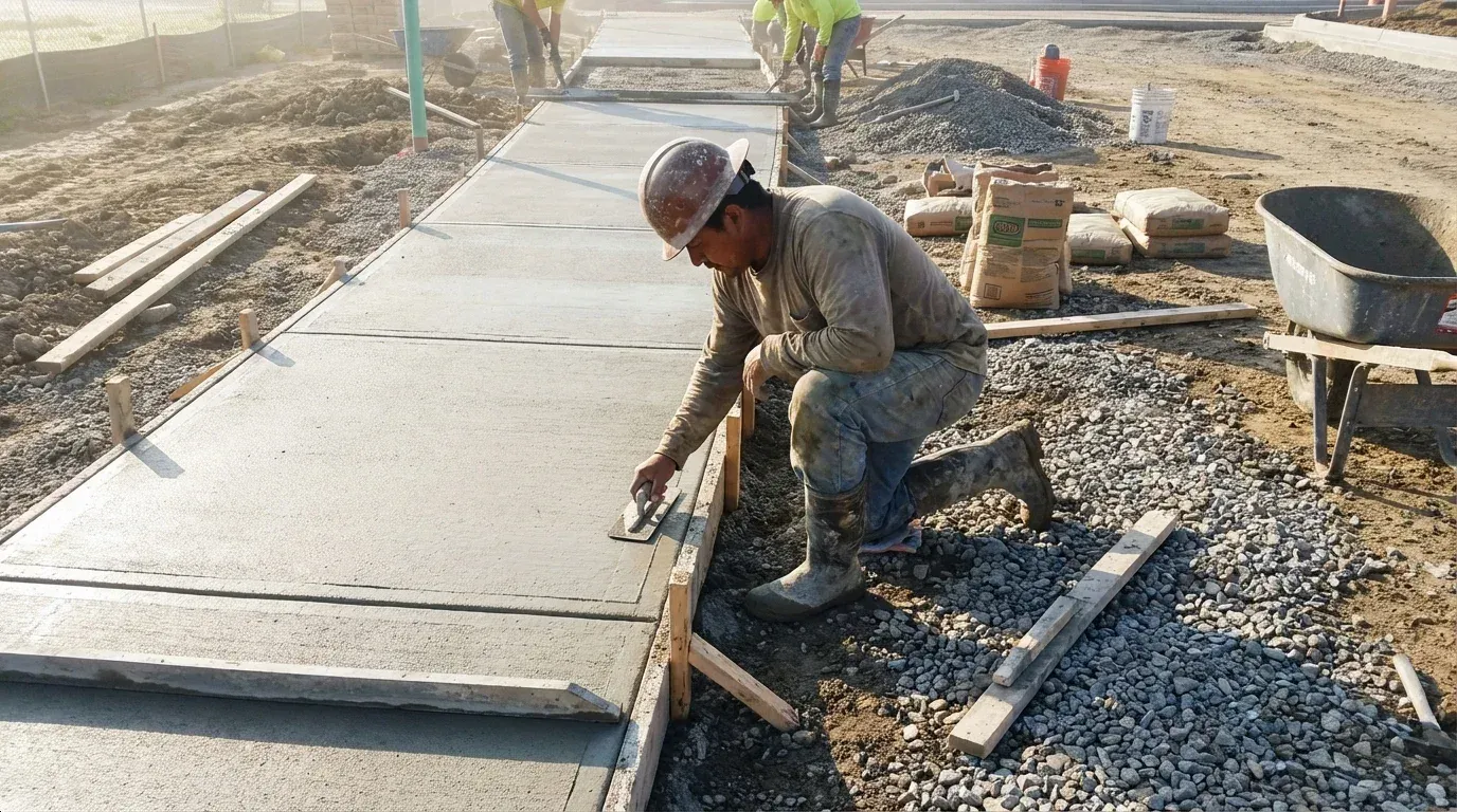 Concrete in Apple Valley