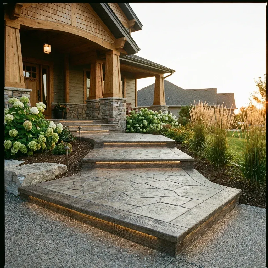 Decorative Concrete Staining & Coloring results